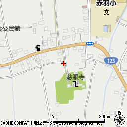 栃木県芳賀郡市貝町赤羽2734周辺の地図