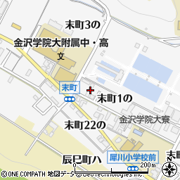 石川県金沢市末町１の180周辺の地図