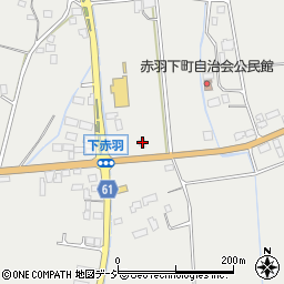 栃木県芳賀郡市貝町赤羽2225周辺の地図