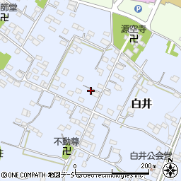群馬県渋川市白井824周辺の地図