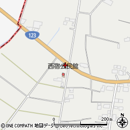 栃木県芳賀郡市貝町赤羽3313-18周辺の地図