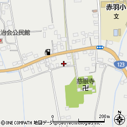 栃木県芳賀郡市貝町赤羽2732-1周辺の地図