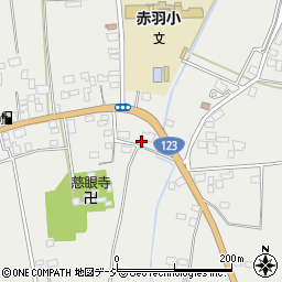 栃木県芳賀郡市貝町赤羽590周辺の地図