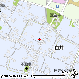 群馬県渋川市白井857周辺の地図