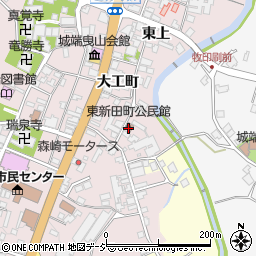 東新田町公民館周辺の地図