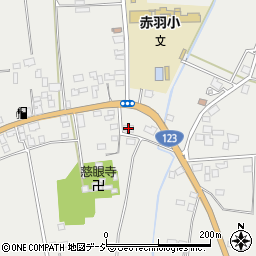 栃木県芳賀郡市貝町赤羽2719周辺の地図