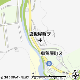 石川県金沢市袋板屋町ヲ周辺の地図