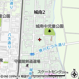 栃木県宇都宮市城南周辺の地図