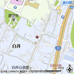 群馬県渋川市白井930周辺の地図