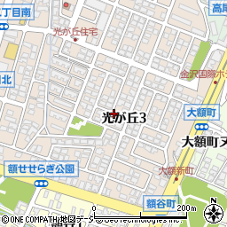 石川県金沢市光が丘3丁目周辺の地図