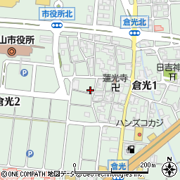 石川県白山市倉光1丁目229周辺の地図