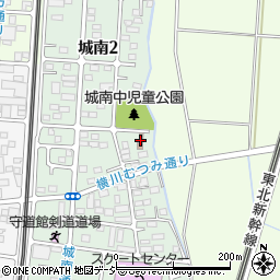 城南自治公民館周辺の地図