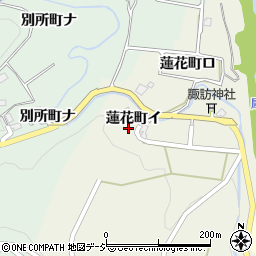 石川県金沢市蓮花町イ周辺の地図