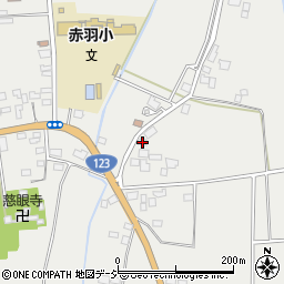 栃木県芳賀郡市貝町赤羽2126周辺の地図
