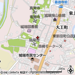 市立城端公民館周辺の地図