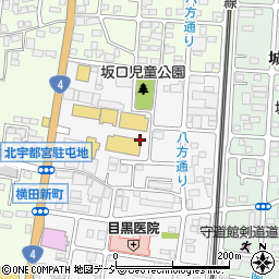 栃木県宇都宮市横田新町周辺の地図