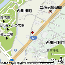 栃木県宇都宮市西川田町224周辺の地図