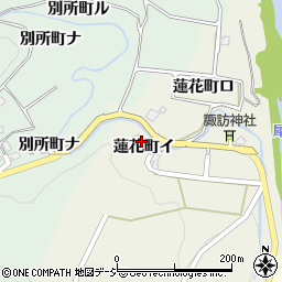 石川県金沢市蓮花町イ122周辺の地図