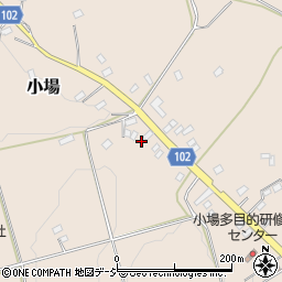 茨城県常陸大宮市小場1306-3周辺の地図