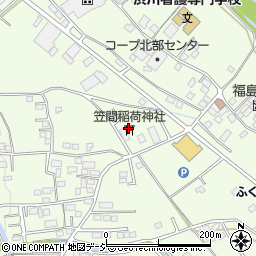笠間稲荷神社周辺の地図