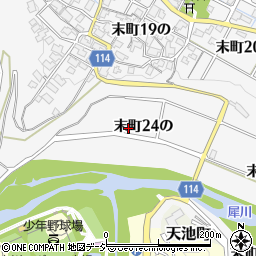 石川県金沢市末町２４の周辺の地図