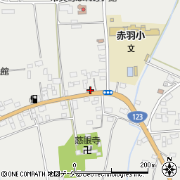 栃木県芳賀郡市貝町赤羽2708周辺の地図