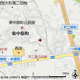 長野県大町市大町東中原町4571周辺の地図