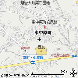長野県大町市大町東中原町4587周辺の地図