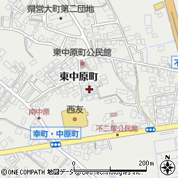 長野県大町市大町東中原町4584周辺の地図