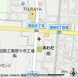 8番らーめん 野々市栗田店周辺の地図