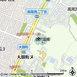 金沢国際ホテル周辺の地図