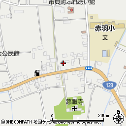 栃木県芳賀郡市貝町赤羽2704周辺の地図