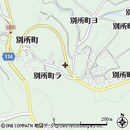石川県金沢市別所町オ周辺の地図