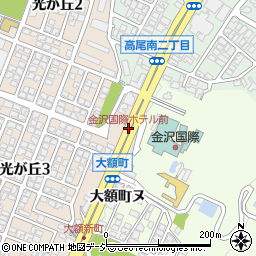 金沢国際ホテル前周辺の地図