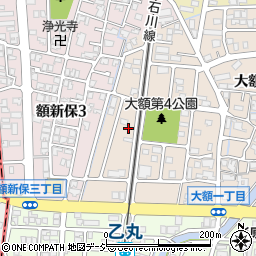 北陸中日新聞額専売所つちかど新聞店周辺の地図