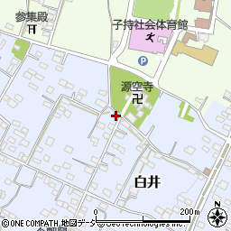 群馬県渋川市白井882周辺の地図