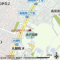 石川県金沢市大額町ル周辺の地図