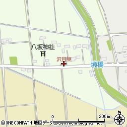 沢目東周辺の地図