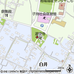 群馬県渋川市白井863周辺の地図