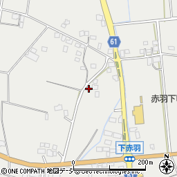 栃木県芳賀郡市貝町赤羽825周辺の地図