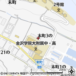名鉄自動車整備株式会社　北陸支店東部分工場周辺の地図