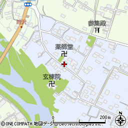 群馬県渋川市白井732-1周辺の地図