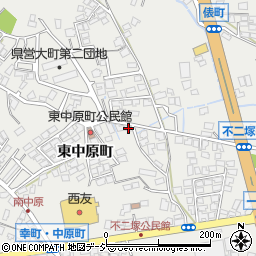 長野県大町市大町東中原町4568周辺の地図