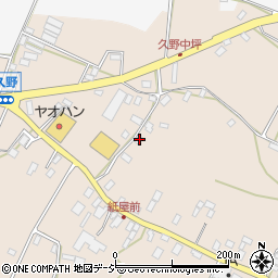 栃木県鹿沼市久野752周辺の地図