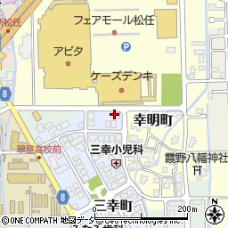 株式会社メビウス　白山営業所周辺の地図