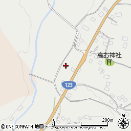 栃木県芳賀郡益子町芦沼691周辺の地図