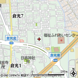 石川県白山市倉光8丁目59周辺の地図