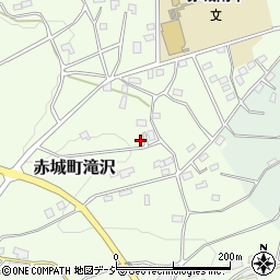 群馬県渋川市赤城町滝沢周辺の地図