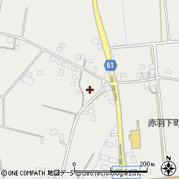 栃木県芳賀郡市貝町赤羽821周辺の地図