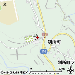 石川県金沢市別所町ツ周辺の地図
